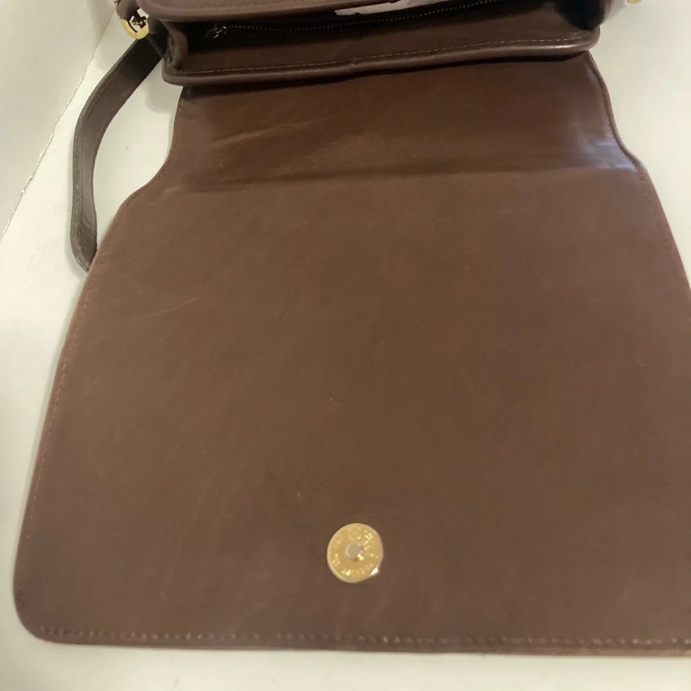 Coach Dark Brown Leather Tribeca Vintage Shoulder Bag - Picture 5 of 8